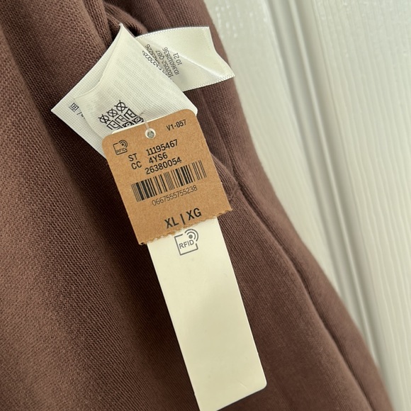 Pink Victoria’s Secret Everyday Lounge Reversible Sherpa Joggers brown - Picture 7 of 12